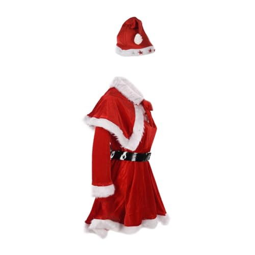 Beavorty Weihnachtskleid Damen Santa Claus Kostüm Cosplay Xmas Outfit mit Bequemer Kreatives Design für Festliche Partys und Familienfeiern Attraktives Damenkostüm Beavorty Weihnachtskleid Damen Santa Claus Kostüm Cosplay Xmas Outfit mit Bequemer Kreatives Design für Festliche Partys und Familienfeiern Attraktives Damenkostüm von Beavorty