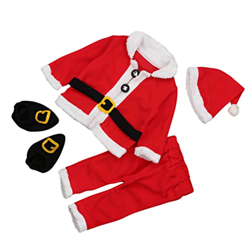 Beavorty Weihnachtskostüm Set Teilig Plüsch Langarm Oberteil Hose Mütze Warmes Santa Outfit für Weihnachten Festtagskleidung Beavorty Weihnachtskostüm Set Teilig Plüsch Langarm Oberteil Hose Mütze Warmes Santa Outfit für Weihnachten Festtagskleidung von Beavorty