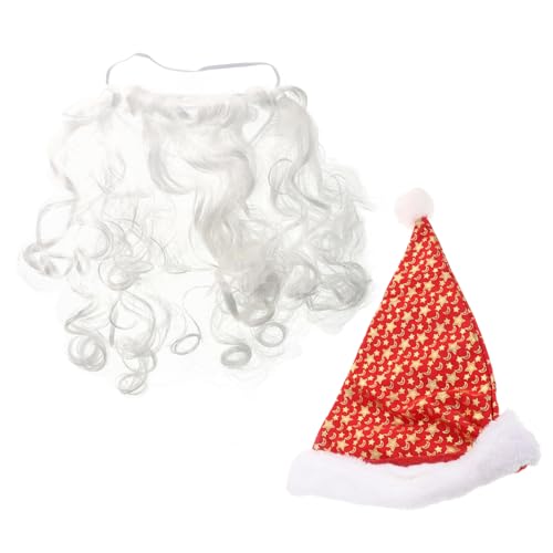 Beavorty Weihnachtsmann Kostümset mit Langem Lockigem und Kompakter Mütze Verkleidung für Partys Feiern und Cosplay Strapazierfähigem Baumwollmaterial Beavorty Weihnachtsmann Kostümset mit Langem Lockigem und Kompakter Mütze Verkleidung für Partys Feiern und Cosplay Strapazierfähigem Baumwollmaterial von Beavorty