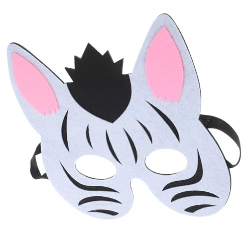 Beavorty Zebra Maske Cosplay Tierkostüm Filz mit Verstellbarem Gummiband Lustige Gesichtsbedeckung für Kinderpartys Maskerade Halloween Party Zubehör Beavorty Zebra Maske Cosplay Tierkostüm Filz mit Verstellbarem Gummiband Lustige Gesichtsbedeckung für Kinderpartys Maskerade Halloween Party Zubehör von Beavorty