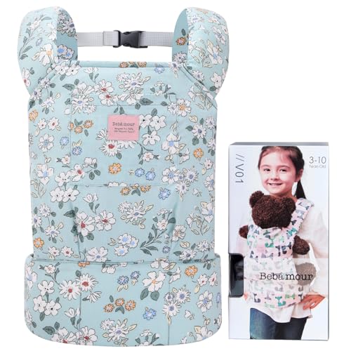Bebamour Baby Doll Carrier for Kids Baby Doll Accesorries Storage Bag Backpack Stuffed Toys Carrier Doll Baby Carrier, Light Green Bebamour Baby Doll Carrier for Kids Baby Doll Accesorries Storage Bag Backpack Stuffed Toys Carrier Doll Baby Carrier, Light Green von Bebamour