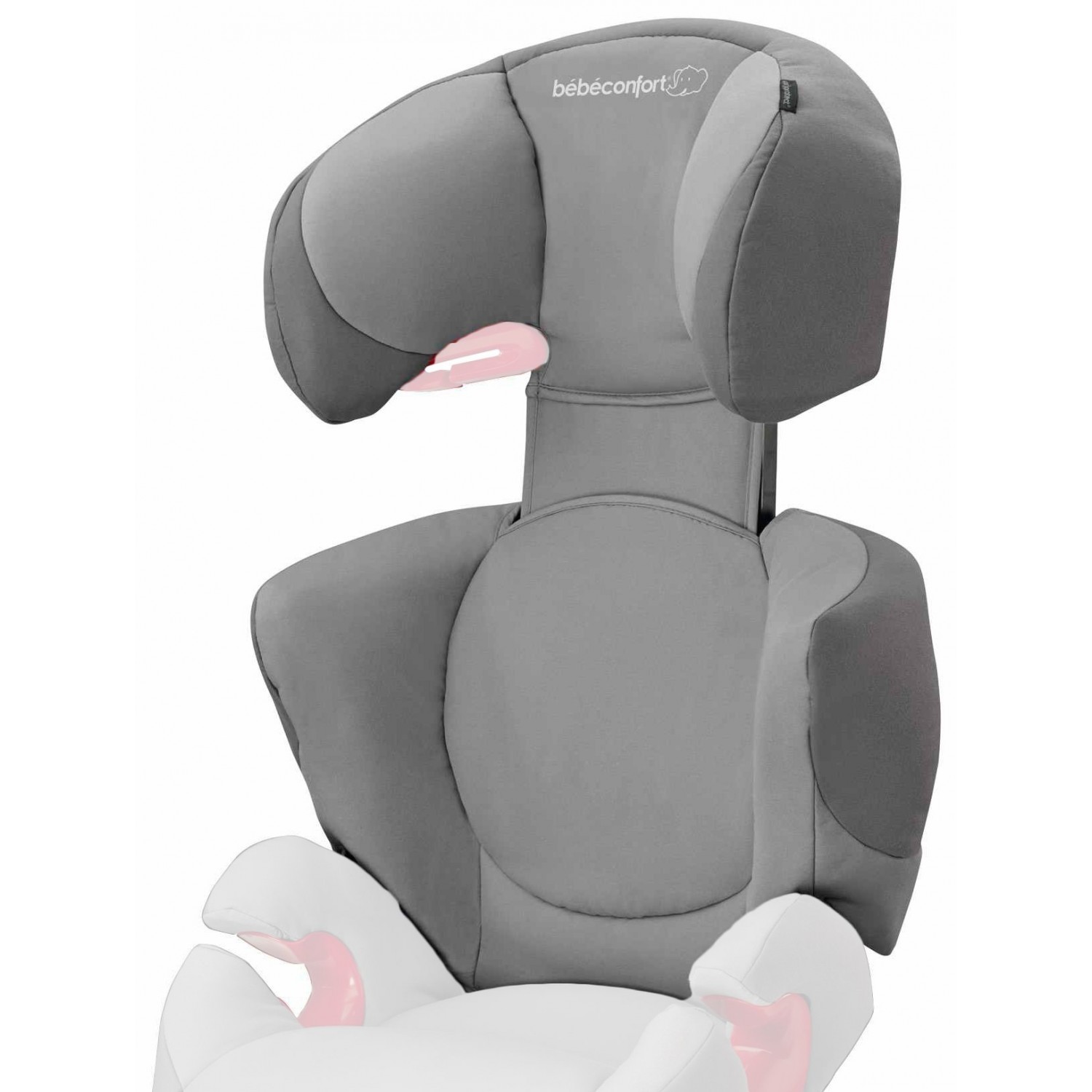 Bebe Confort Rückenlehne und Kopfstützenbezug für den grauen Autositz von Rodi Air Protect Concrete von Bébé Confort