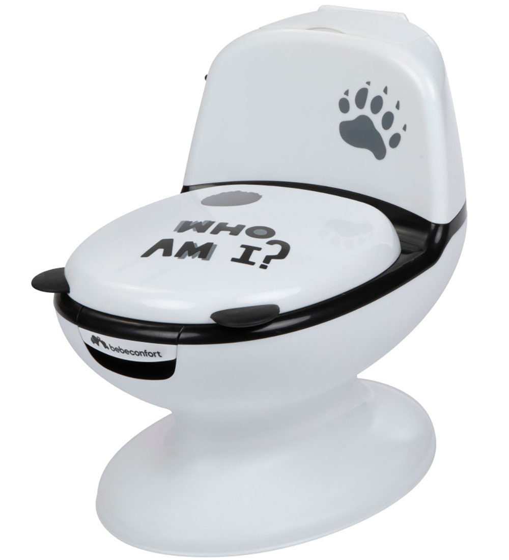 Bebeconfort Toilette - Mini - Weiß/Schwarz m. Panda - Bebeconfort - One Size - Töpfchen von Bebeconfort