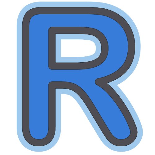 Bebemon Großbuchstabe R (blau) von Bebemon