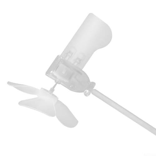 Kleine Windkraftanlage Generator Modell Lehrset Pädagogische Wissenschaft Experimentierwerkzeug 360 Grad Drehung Automatische Windrichtung Ausrichtung Blau Grün Rot Kunststoff von Bebykilemi