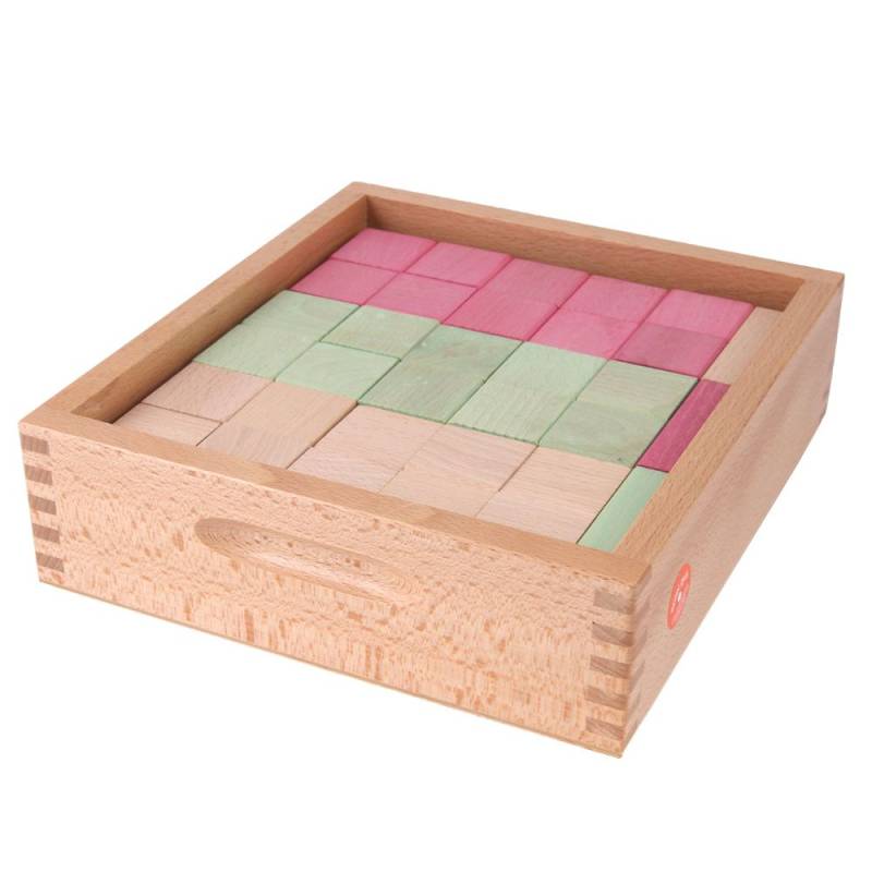 Baukasten mit 63 Fröbelsteinen Pastell, Beck Baukasten mit 63 Fröbelsteinen Pastell, Beck von Beck Holzspielzeug