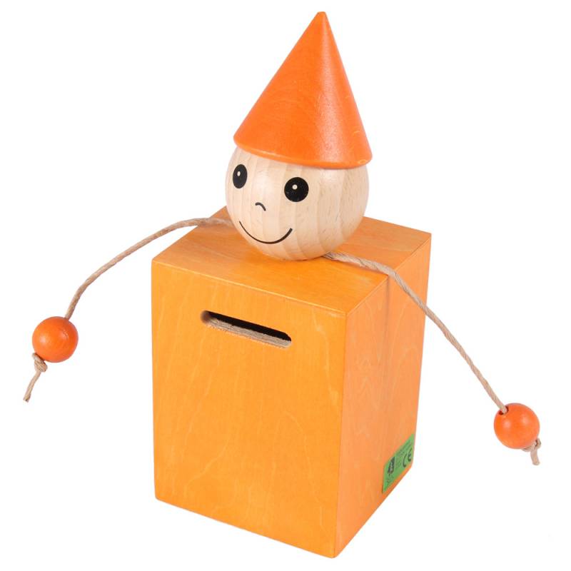 Beck Holzspielzeug - Kinder Holzspardose orange Beck Holzspielzeug - Kinder Holzspardose orange von Beck Holzspielzeug