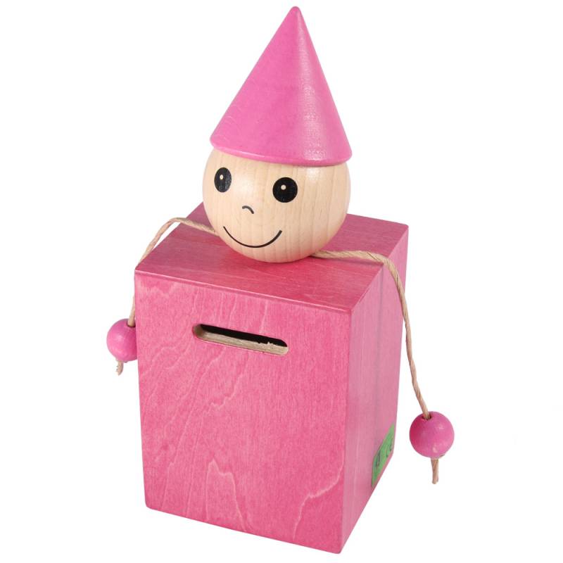 Beck Holzspielzeug - Kinder Holzspardose pink Beck Holzspielzeug - Kinder Holzspardose pink von Beck Holzspielzeug
