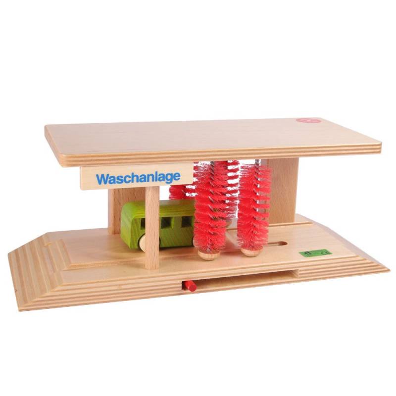 Waschanlage "spiel gut", Holz Beck Holzspielzeug. von Beck Holzspielzeug