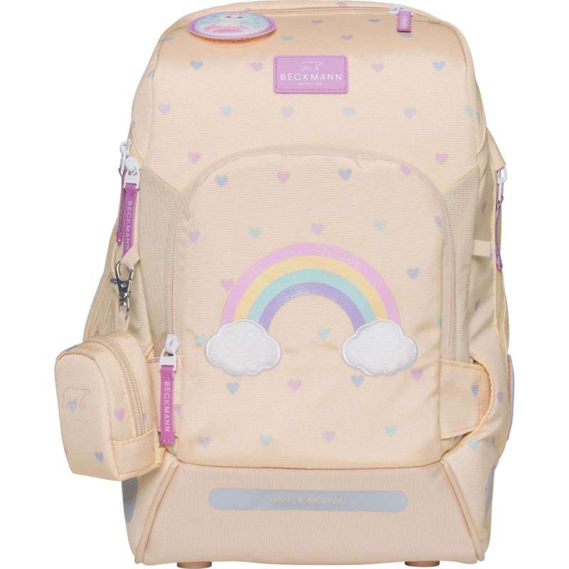 BECKMANN Schulranzen ACTIVE AIR FLX Set 6 tlg für Mädchen, Beckmann Designs Yellow Rainbow BECKMANN Schulranzen ACTIVE AIR FLX Set 6 tlg für Mädchen, Beckmann Designs Yellow Rainbow von Beckmann