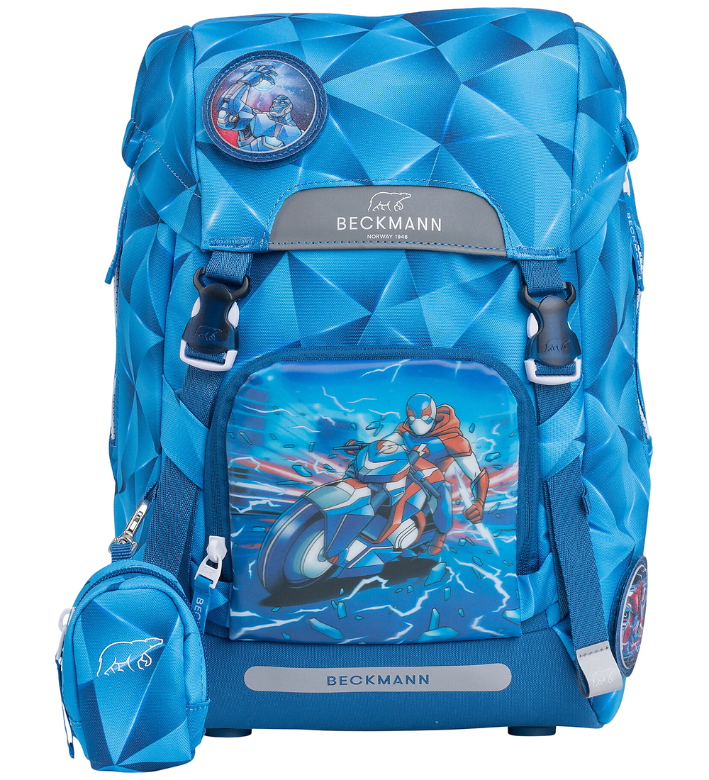 Beckmann Schulranzen - Classic+ - Blue Blitz/Blau - Beckmann - One Size - Schulranzen Beckmann Schulranzen - Classic+ - Blue Blitz/Blau - Beckmann - One Size - Schulranzen von Beckmann