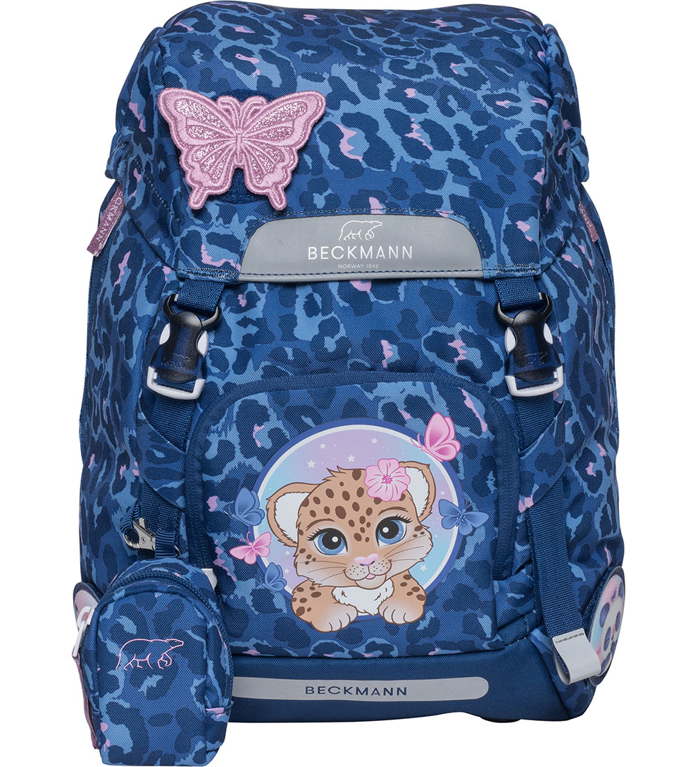Beckmann Schulranzen - Classic+ - Cheetah - Dunkelblau - Beckmann - One Size - Schulranzen Beckmann Schulranzen - Classic+ - Cheetah - Dunkelblau - Beckmann - One Size - Schulranzen von Beckmann