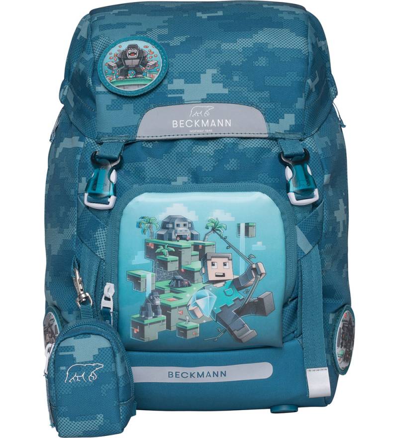 Beckmann Schulranzen - Classic+ - Jungle Spiel - Grün - Beckmann - One Size - Schulranzen Beckmann Schulranzen - Classic+ - Jungle Spiel - Grün - Beckmann - One Size - Schulranzen von Beckmann