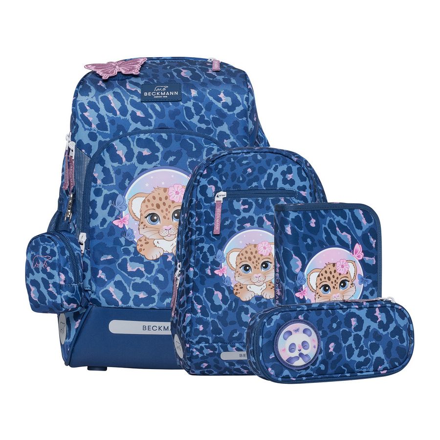 Beckmann Schulranzen-Set Active Air FLX Cheetah 6tlg. von Beckmann