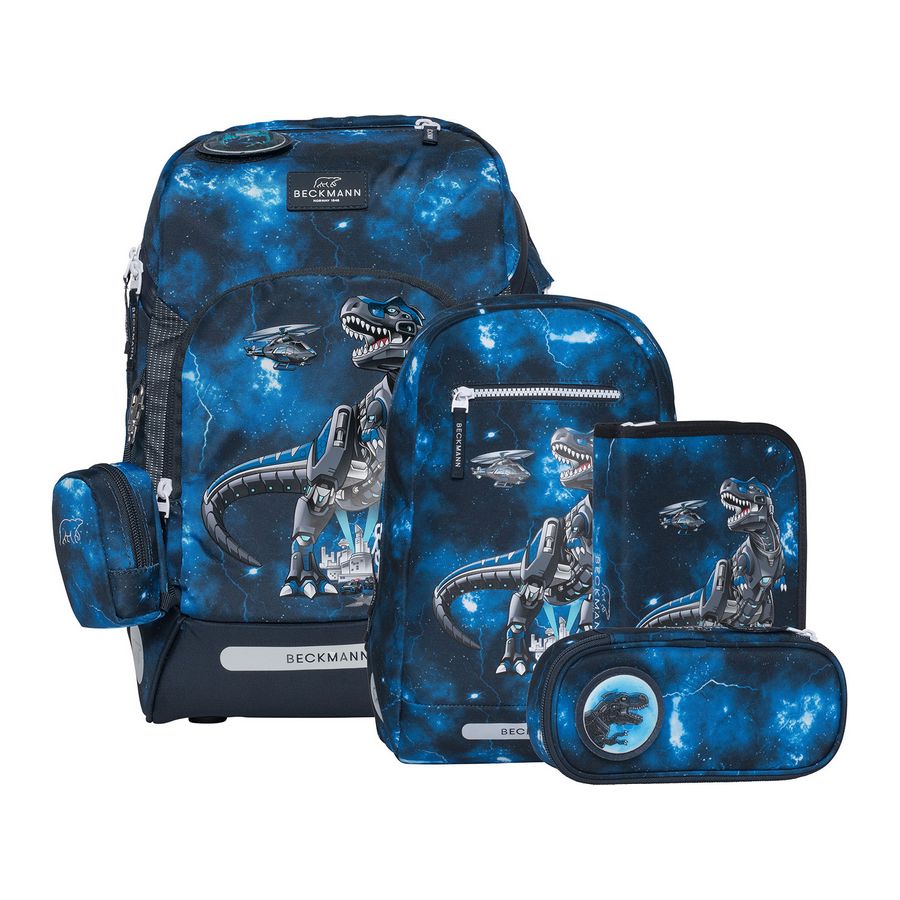Beckmann Schulranzen-Set Active Air FLX Tech Rex 6tlg. von Beckmann