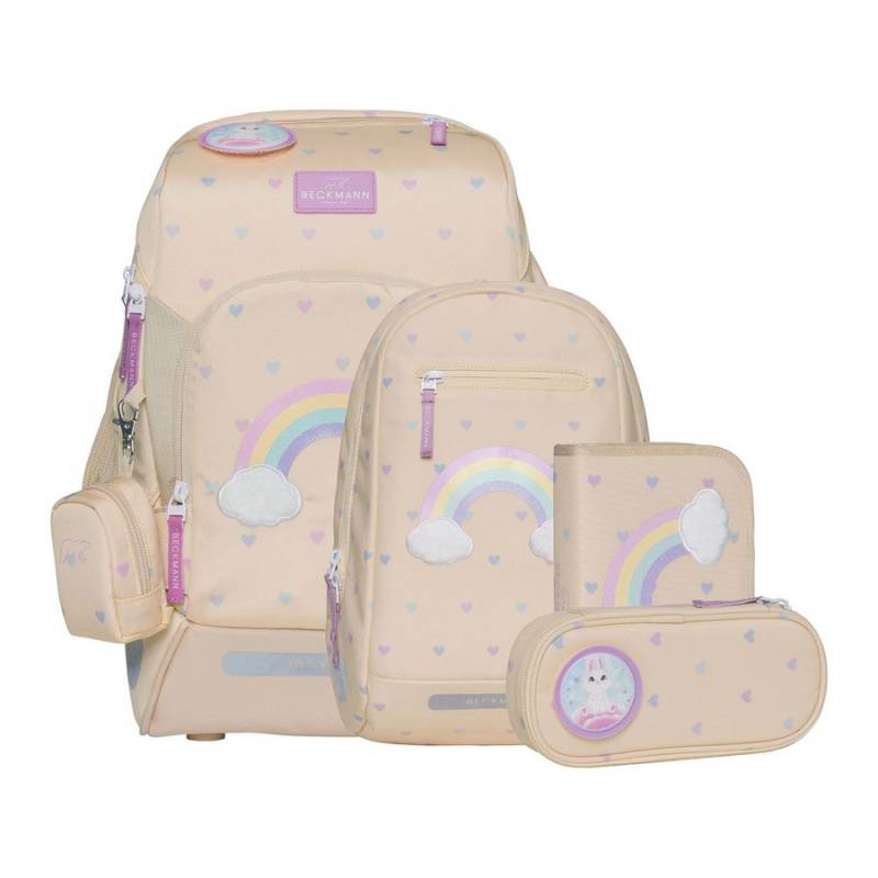 Beckmann Schulranzen-Set Active Air FLX Yellow Heart 6tlg. von Beckmann