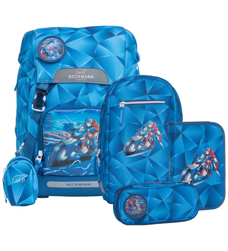 Beckmann Schulranzen-Set - Classic+ - Blue Blitz/Blau - Beckmann - One Size - Schulranzen Beckmann Schulranzen-Set - Classic+ - Blue Blitz/Blau - Beckmann - One Size - Schulranzen von Beckmann