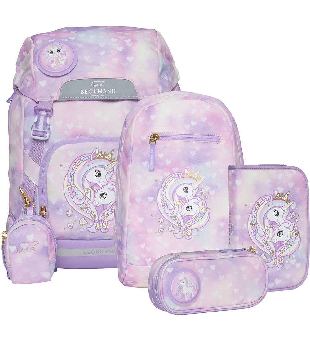Beckmann Schulranzen-Set - Classic Maxi - Unicorn Princess Purpl - Beckmann - One Size - Schulranzen Beckmann Schulranzen-Set - Classic Maxi - Unicorn Princess Purpl - Beckmann - One Size - Schulranzen von Beckmann