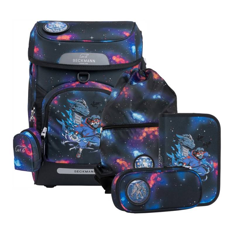 Beckmann Schulranzen-Set Plus Air Ninja Elements 6tlg. von Beckmann