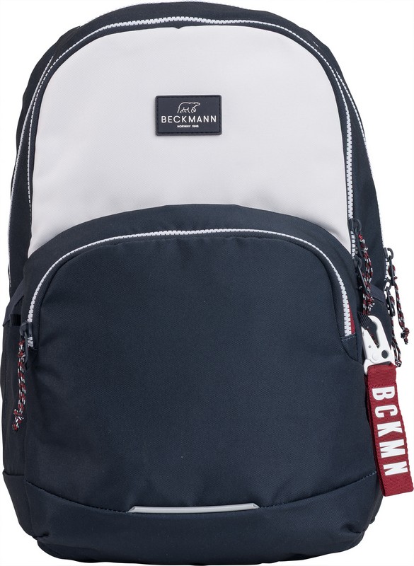 Beckmann Schulrucksack Sport Junior Navy White von Beckmann