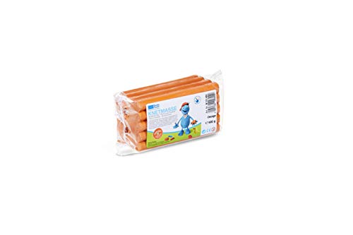 Becks Plastilin B100480 Knete, orange, 500 g von Becks Plastilin