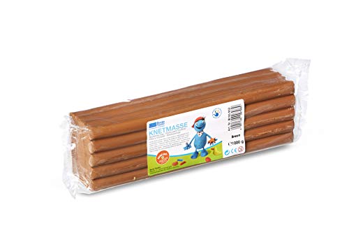 Becks Plastilin Knetmasse, 1000 g, Braun von Becks Plastilin