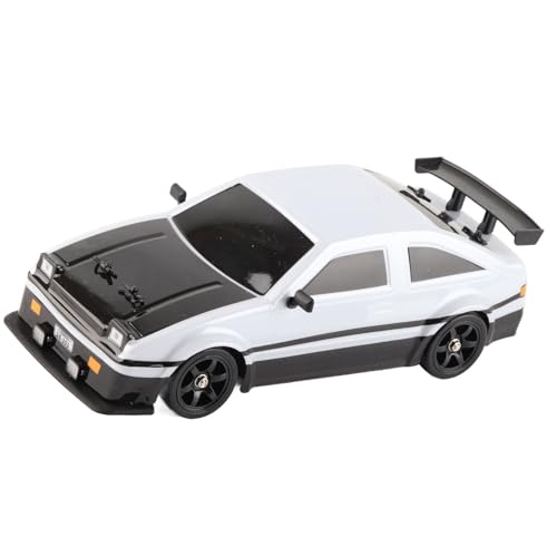 Bediffer Hochwertiges ABS Electronic RC Car Toy Toy 4WD LED -Leuchten Schwarz und Weiß 2,4 GHz 1:16 Fernbedienungsauto für über 6 von Bediffer