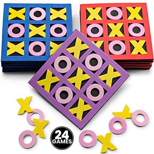 Bedwina Großpackung mit 24 St 12,7 x 12,7 cm Schaumstoff Tic Tac Toe Mini Spiele für Kinder, Geburtstagsparty-Geschenke, Geschenktütenfüllung, Klassenzimmerpreise und Ergotherapie, Nikolausgeschenke Bedwina Großpackung mit 24 St 12,7 x 12,7 cm Schaumstoff Tic Tac Toe Mini Spiele für Kinder, Geburtstagsparty-Geschenke, Geschenktütenfüllung, Klassenzimmerpreise und Ergotherapie, Nikolausgeschenke von Bedwina