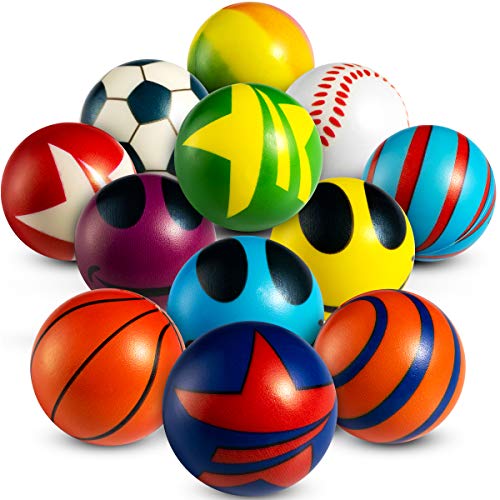 Sortiment 50 St. Mini Stressball – Großpackung 5,1 cm Weiche Spielzeug Anti Stress Bälle, Zusammendrückbarer Sensorischer Stressball Kinder, Kindergeburtstag Gastgeschenke, Kleine Geschenke für Kinder Sortiment 50 St. Mini Stressball – Großpackung 5,1 cm Weiche Spielzeug Anti Stress Bälle, Zusammendrückbarer Sensorischer Stressball Kinder, Kindergeburtstag Gastgeschenke, Kleine Geschenke für Kinder von Bedwina