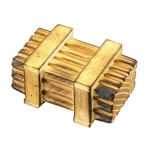 Beelooom Holzkiste RC Auto Maßstab 1:18 Zubehör Holzkiste Holzkiste Mini Spielzeug Holzkiste für Axial UTB18 von Beelooom