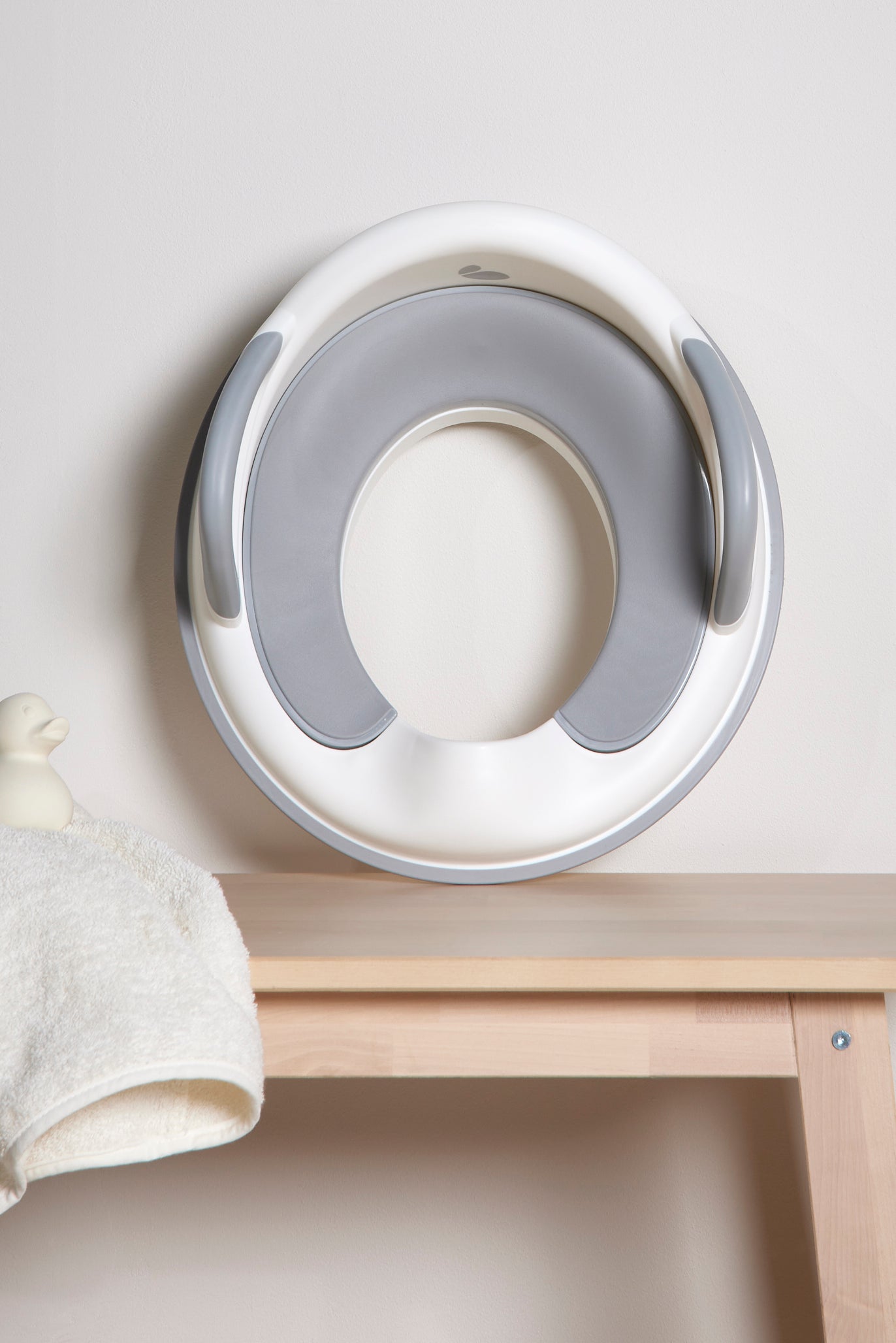 Beemoo Assist CARE Assist Toilettensitz, White/Grey von Beemoo