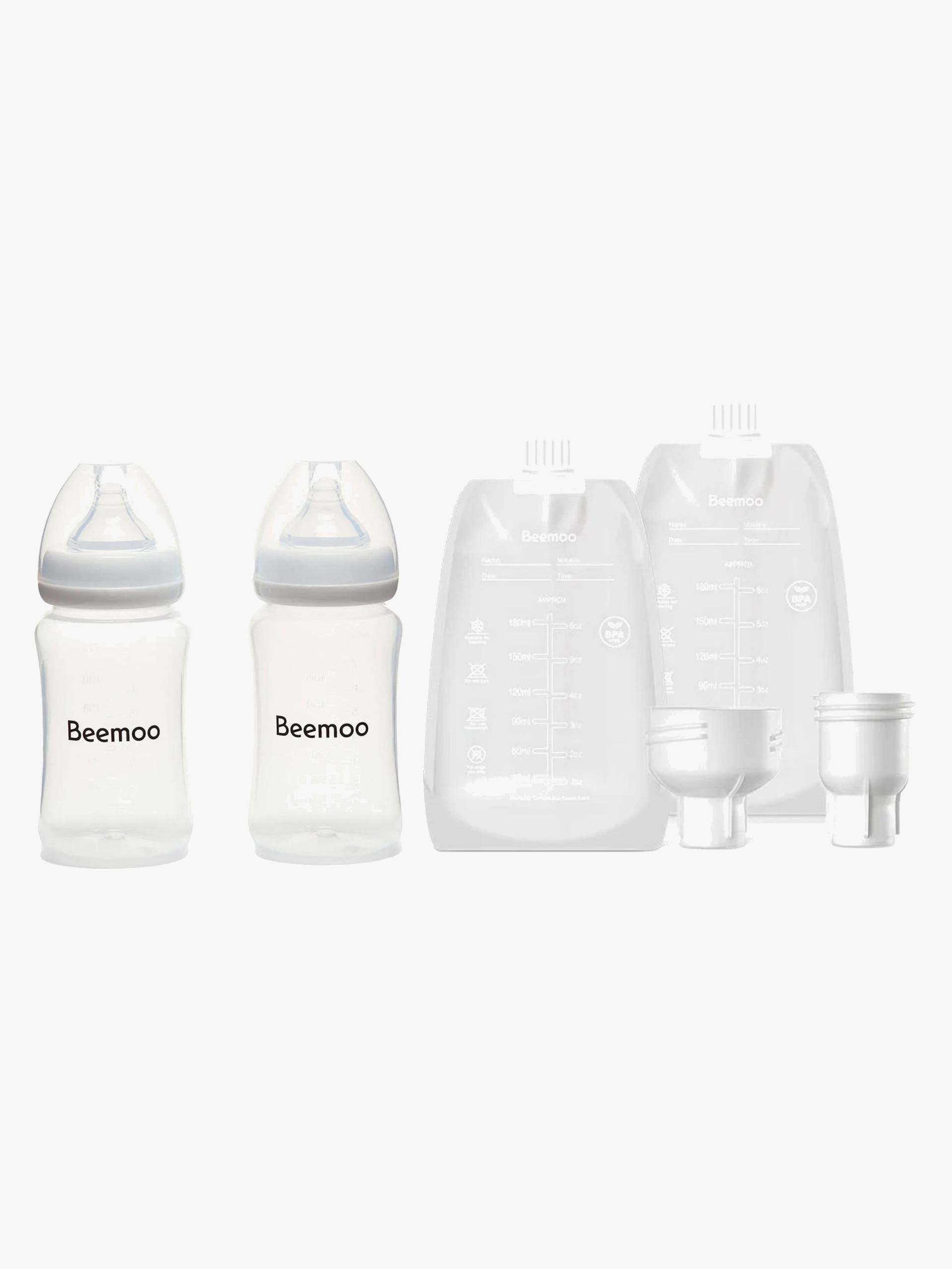 Beemoo CARE 240 ml Fläschchen 2er-Pack &  Muttermilchbeutel 30er-Pack von Beemoo