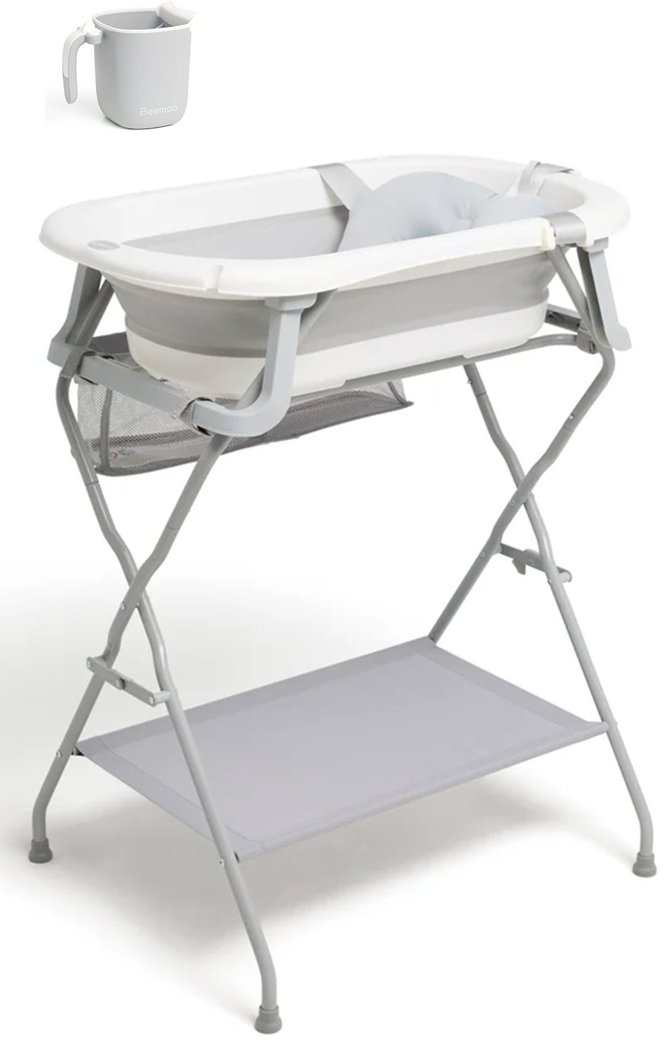 Beemoo CARE Assist Badewanne inkl. Badestütze, Badestativ & Duschkanne, Grey/White Beemoo CARE Assist Badewanne inkl. Badestütze, Badestativ & Duschkanne, Grey/White von Beemoo