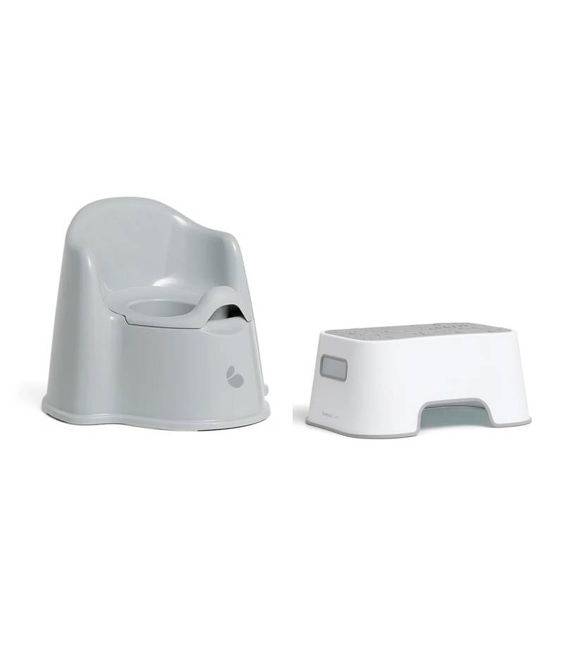 Beemoo CARE Assist Töpfchen &  Hocker, White/Grey von Beemoo