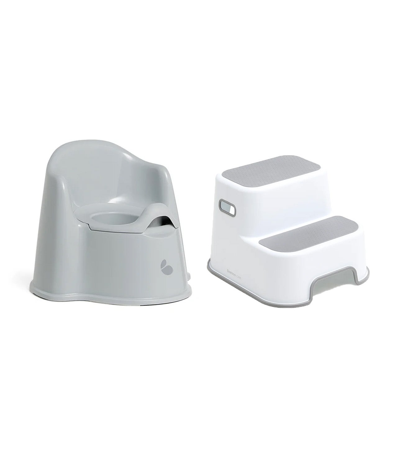 Beemoo CARE Assist Töpfchen &  Tritthocker, White/Grey von Beemoo