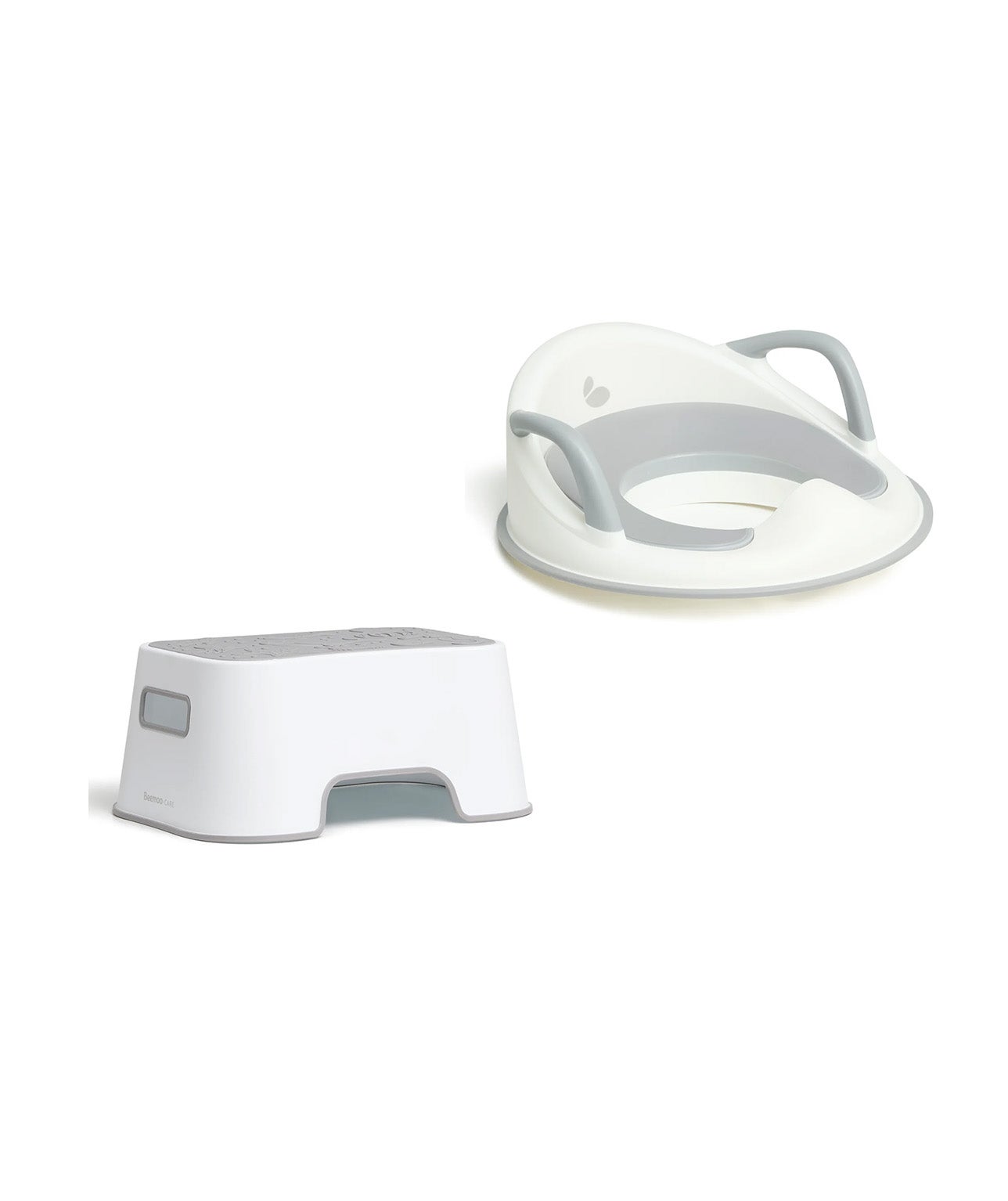 Beemoo CARE Assist Toilettensitz &  Hocker, White/Grey von Beemoo