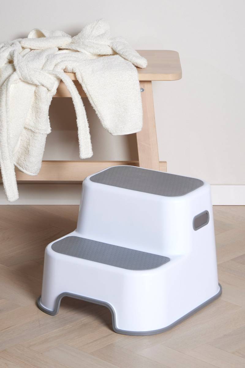 Beemoo CARE Assist Tritthocker, White/Grey von Beemoo
