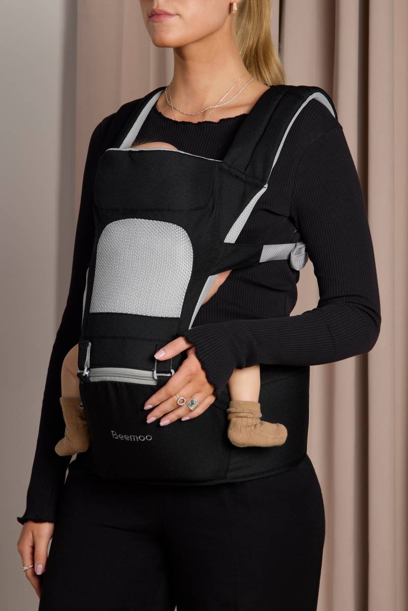 Beemoo CARE Carry Comfort Air 4-in-1 Babytrage & Hüftsitz, Black Beemoo CARE Carry Comfort Air 4-in-1 Babytrage & Hüftsitz, Black von Beemoo