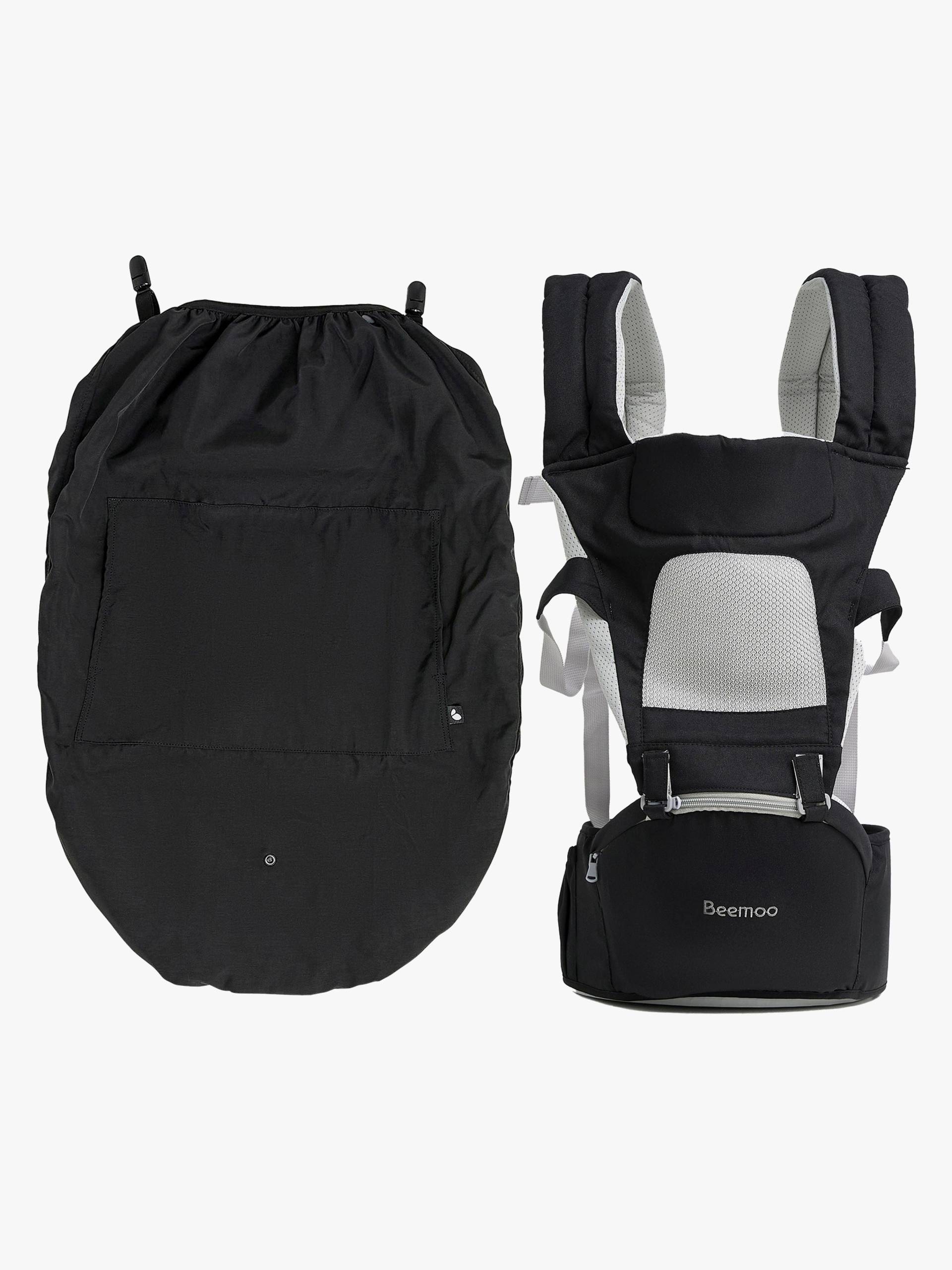 Beemoo CARE Carry Comfort Air Babytrage inkl. Regenüberzug, Black von Beemoo