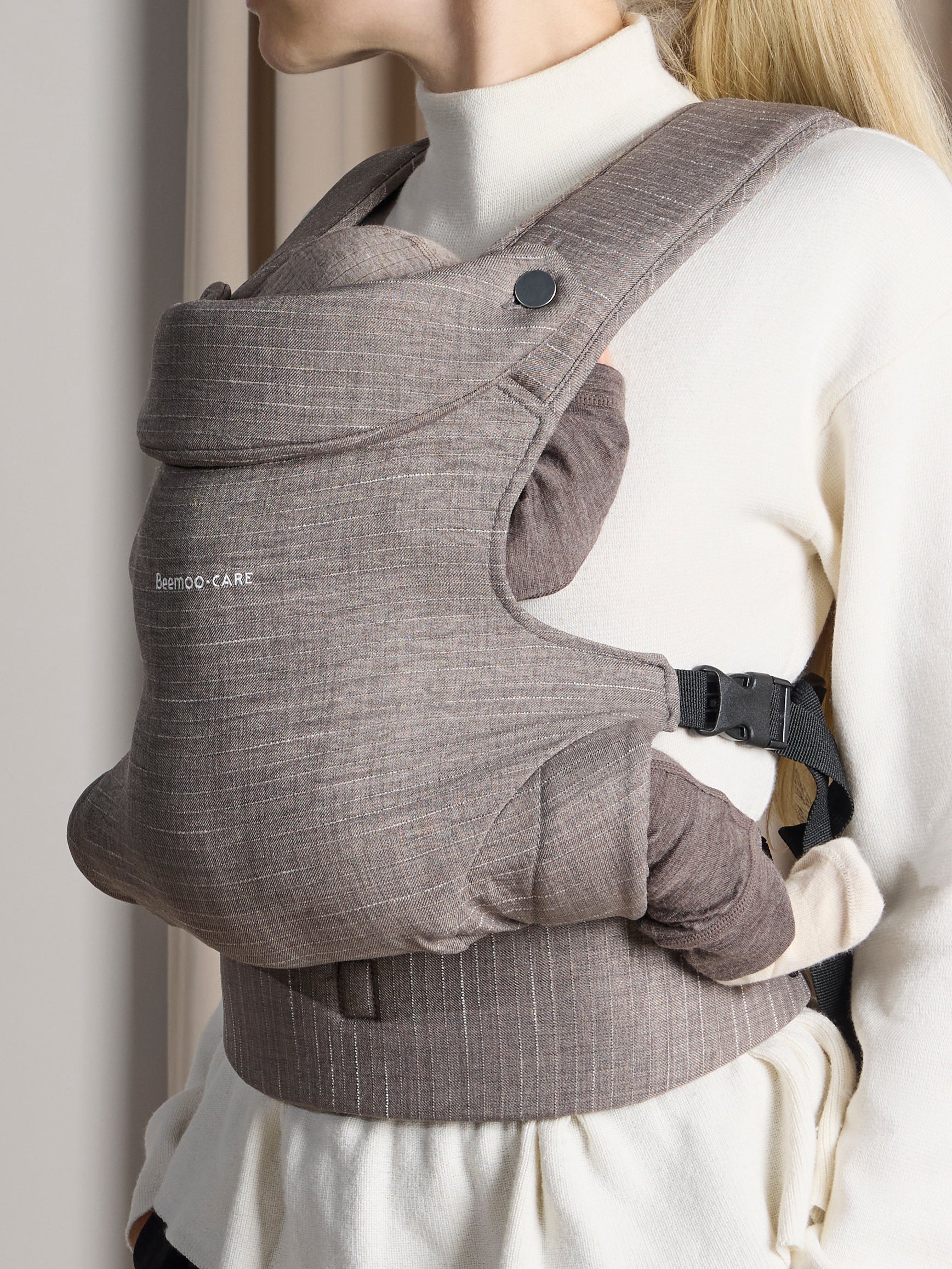 Beemoo CARE Core Babytrage, Grey Cotton von Beemoo