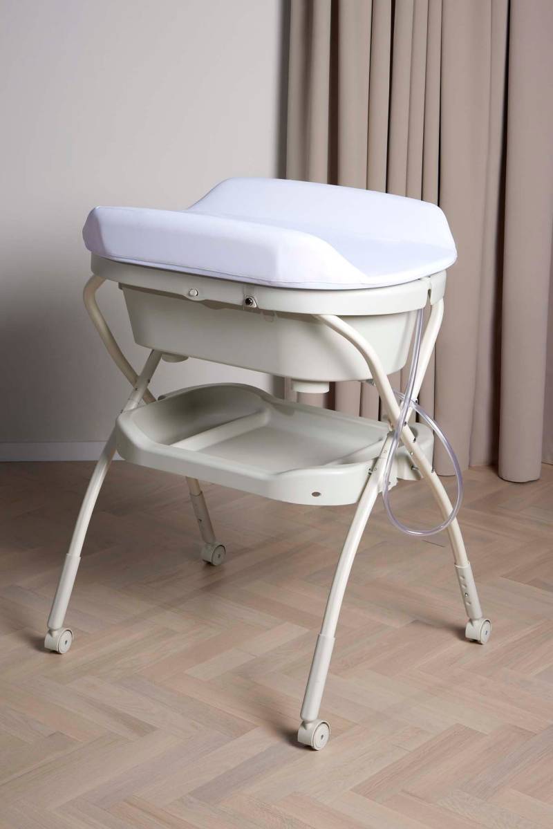 Beemoo CARE Flex Wickeltisch mit Badewanne, Soft Beige von Beemoo