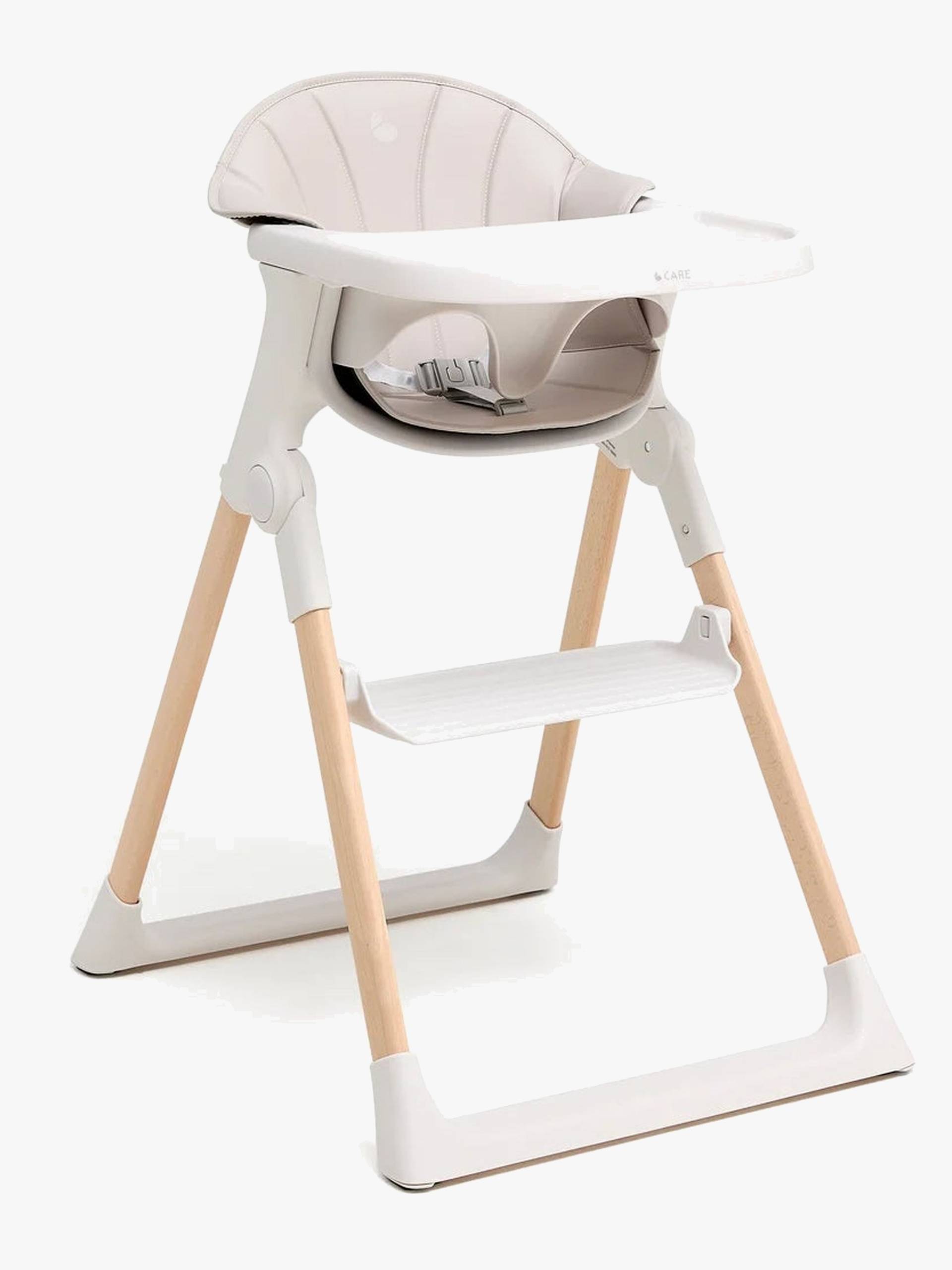 Beemoo CARE Harmony Hochstuhl inkl. Sitzkissen, White/Wood/Beige Beemoo CARE Harmony Hochstuhl inkl. Sitzkissen, White/Wood/Beige von Beemoo