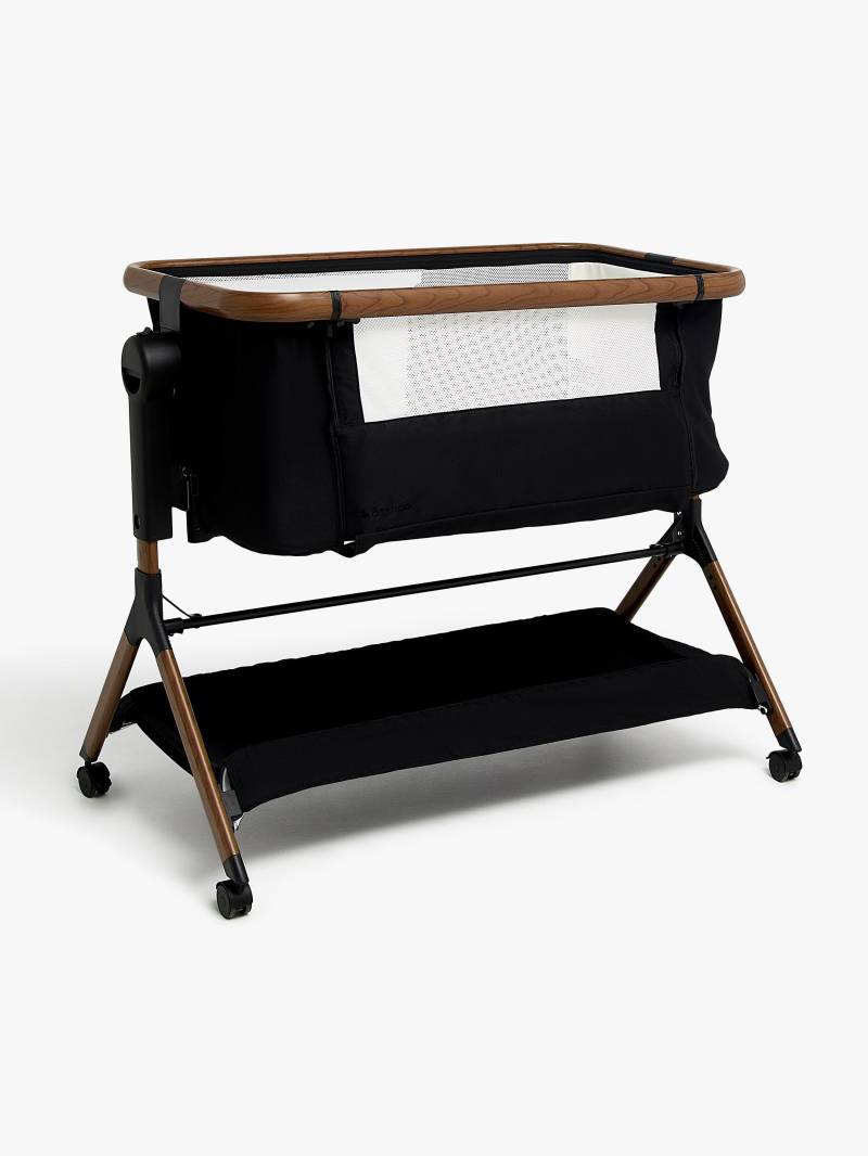 Beemoo CARE Luna Beistellbett, Black/Ebony Oak von Beemoo