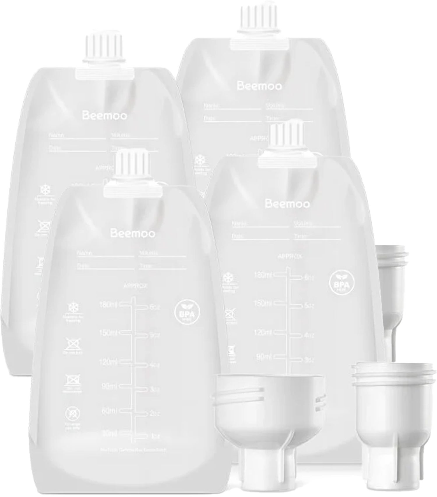 Beemoo CARE Muttermilchbeutel 180 ml, 60er-Pack Beemoo CARE Muttermilchbeutel 180 ml, 60er-Pack von Beemoo