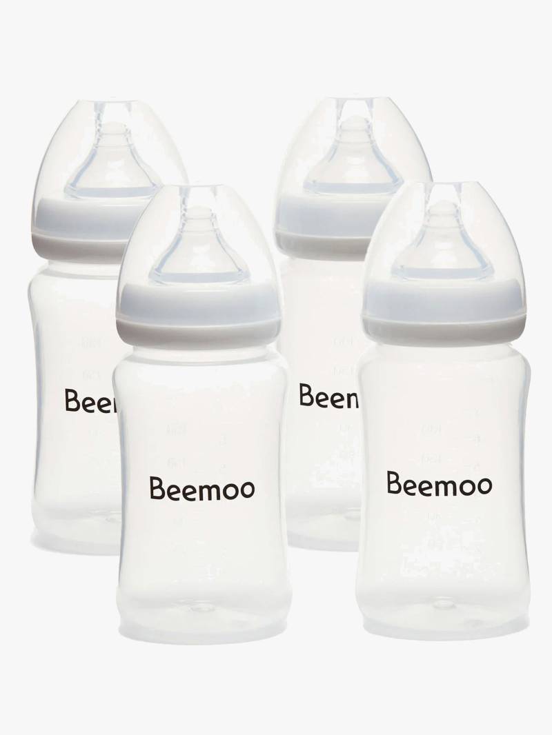 Beemoo CARE Muttermilchflasche 240 ml, 4er-Pack von Beemoo