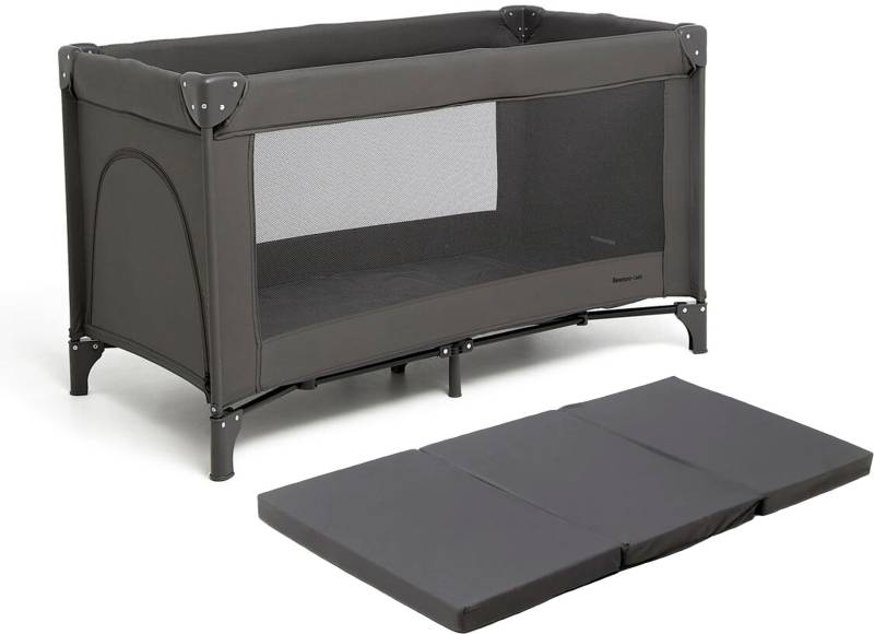 Beemoo CARE QuickFold Reisebett inkl. Matratze, Slate von Beemoo
