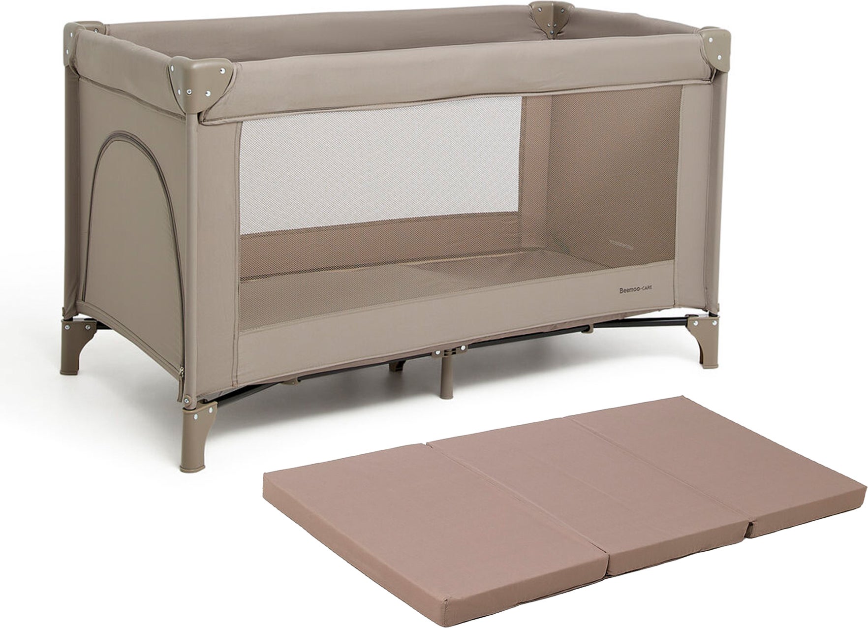 Beemoo CARE QuickFold Reisebett inkl. Matratze, Taupe Beemoo CARE QuickFold Reisebett inkl. Matratze, Taupe von Beemoo