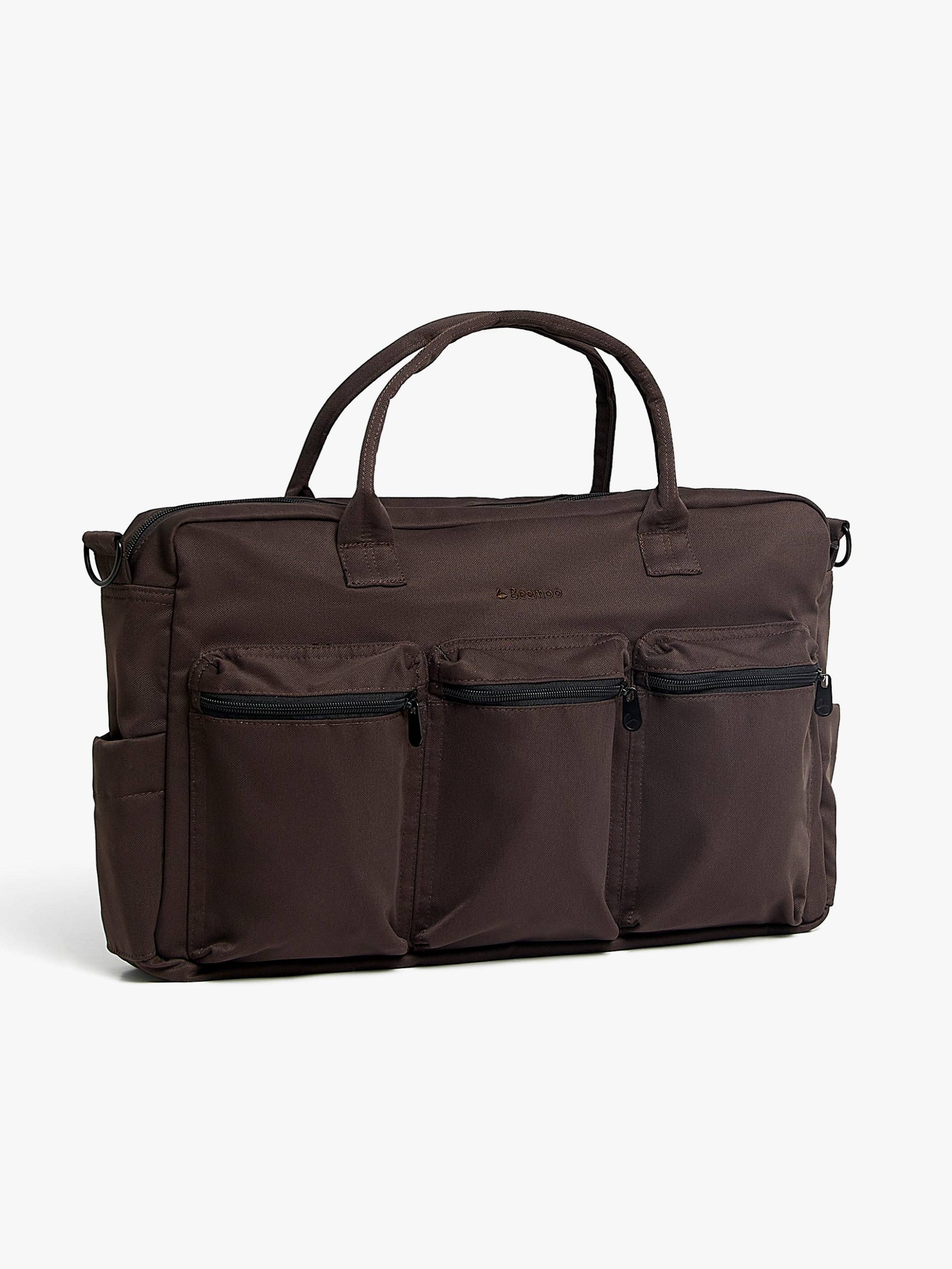 Beemoo Pro Double Wickeltasche, Espresso Brown von Beemoo
