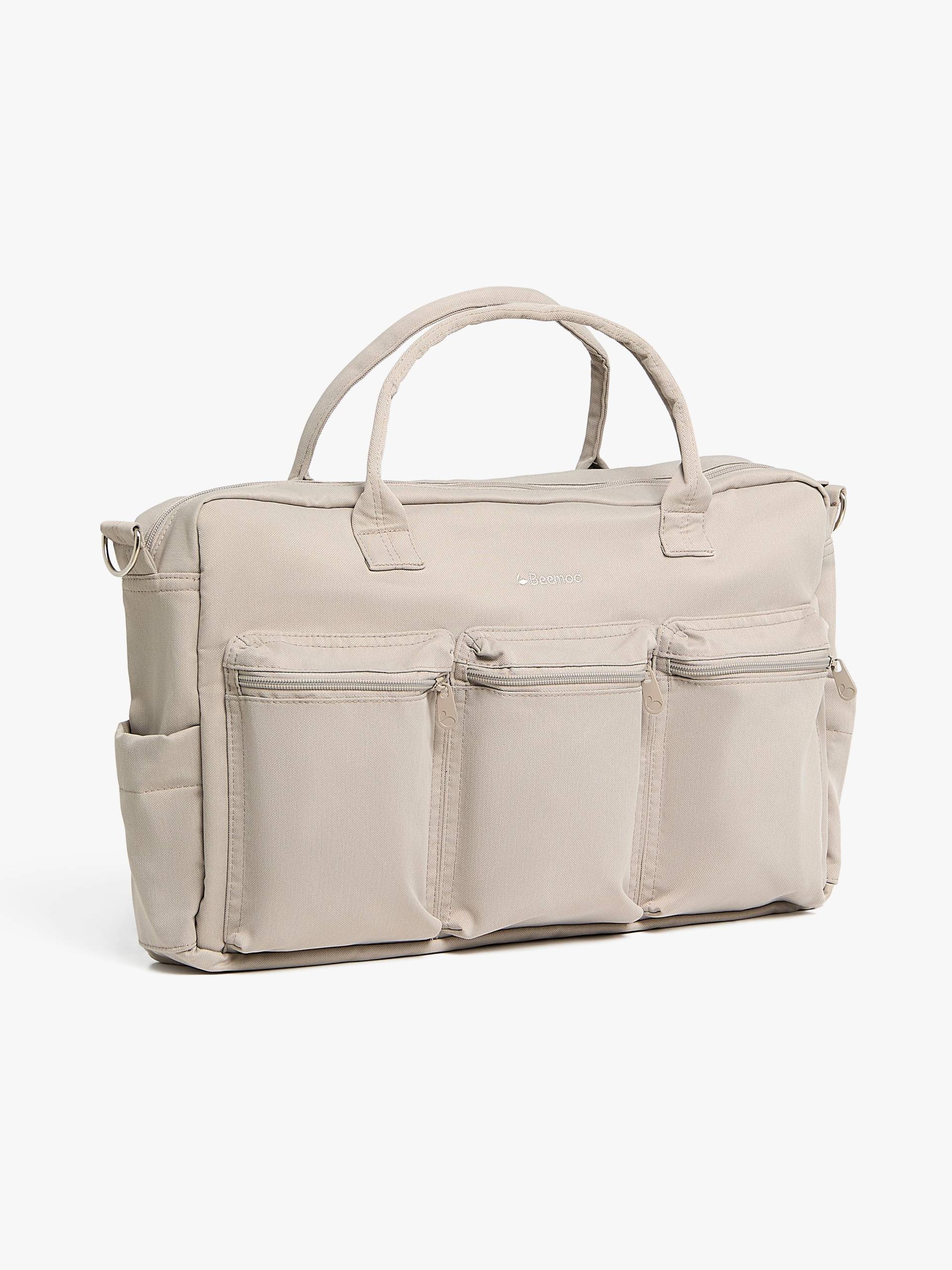 Beemoo Pro Double Wickeltasche, Latte Beige von Beemoo