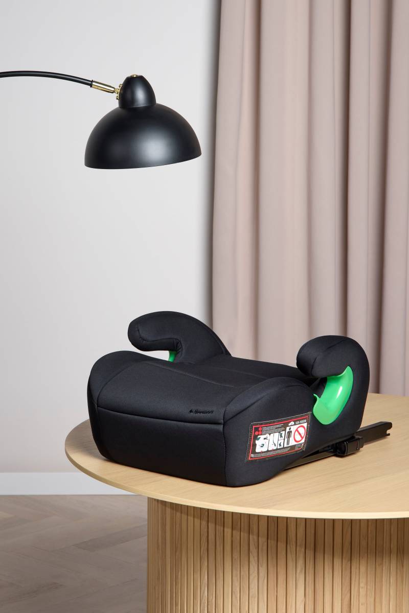 Beemoo Raise 2 i-Size Sitzerhöhung ISOFIX, Black Stone von Beemoo